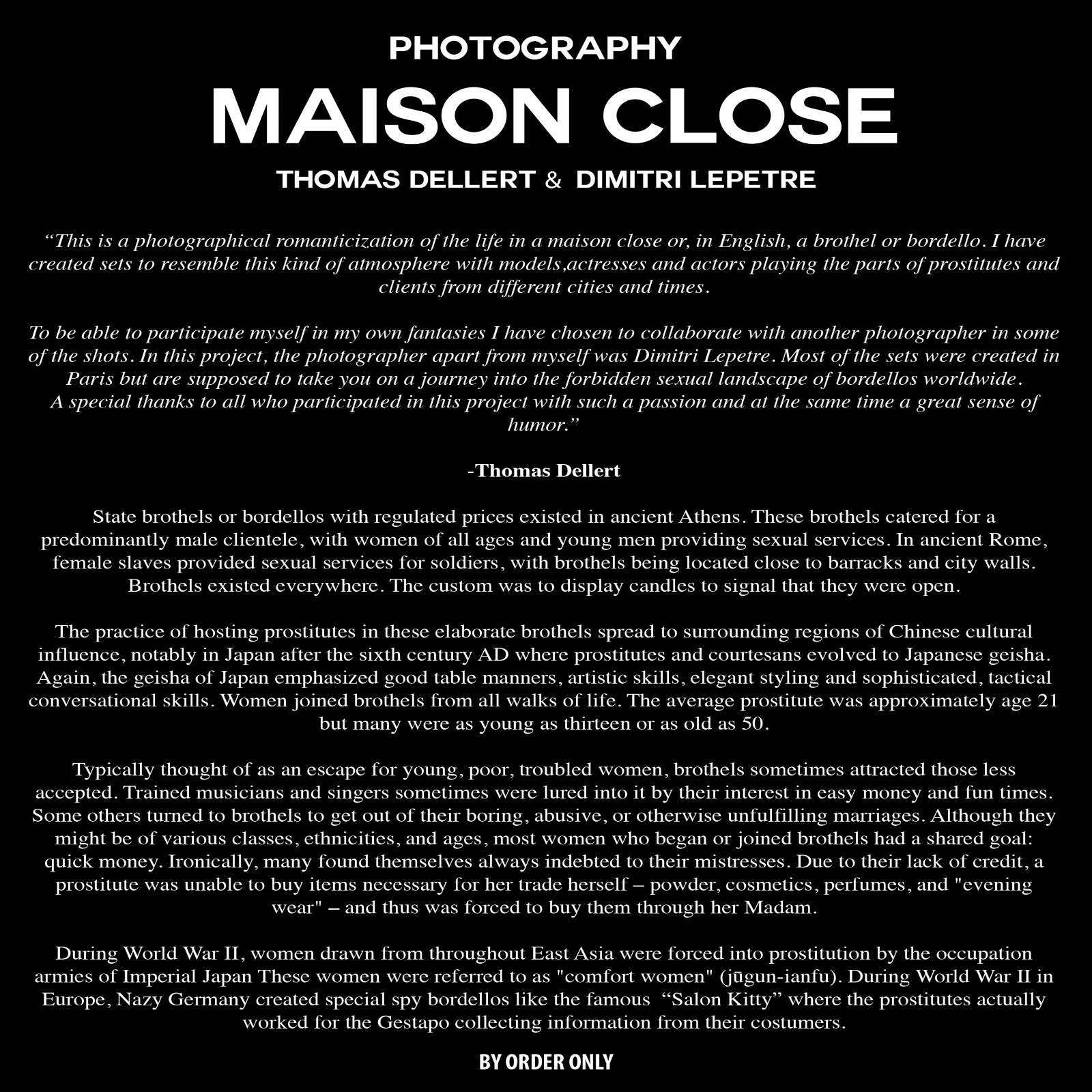 Maison  Close  Intro Text 
